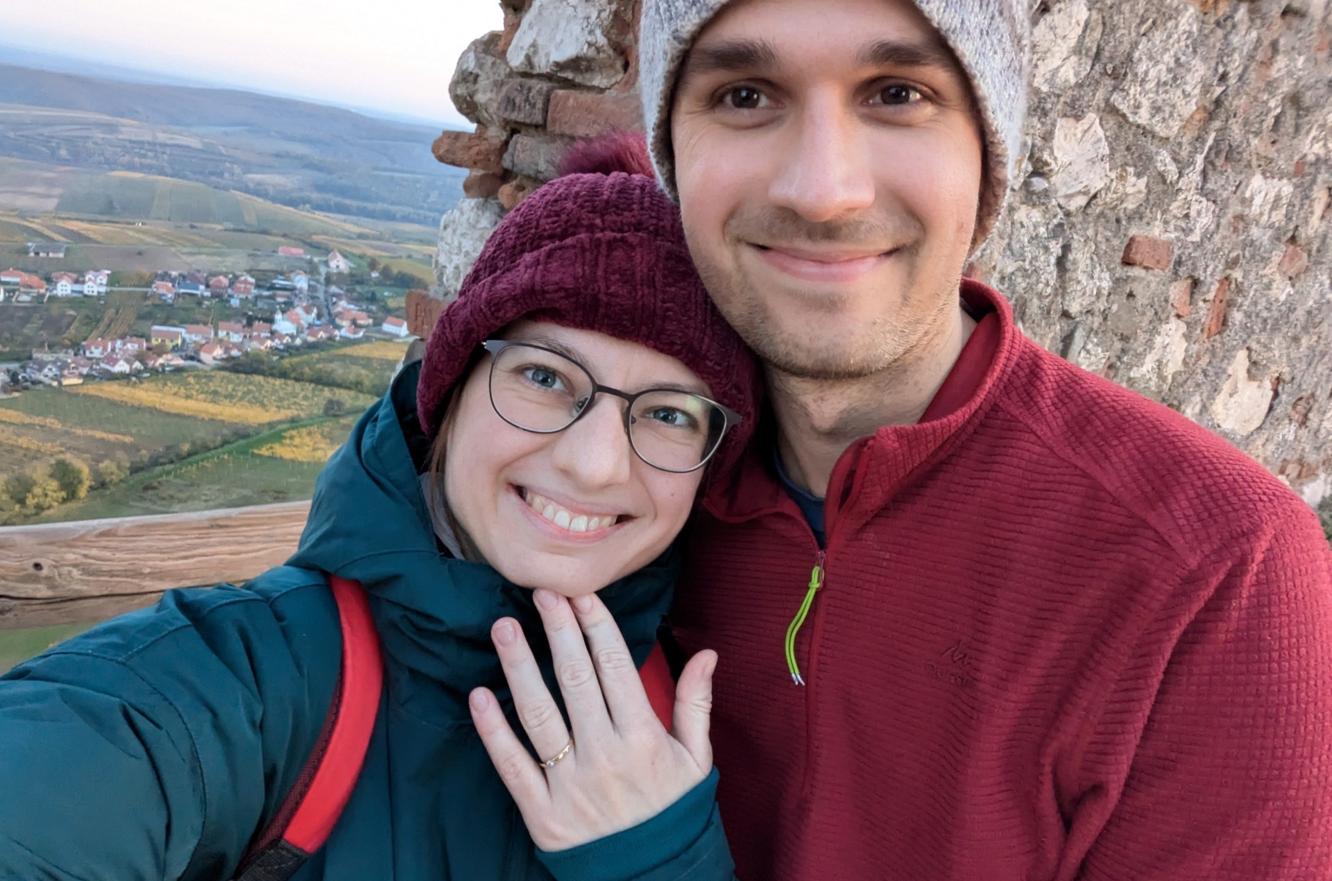 Fotka Honzy a Verči